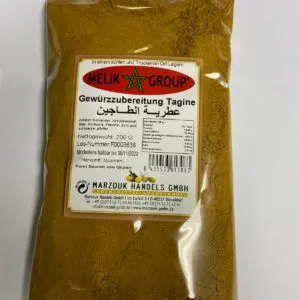 GEWÜRZZUBEREITUNG TAGINE 200G.