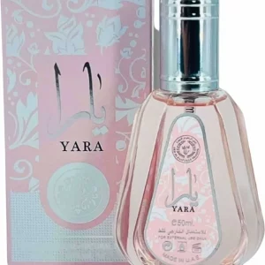 Lattafa Yara 50 ml Eau de Parfum für Damen - Sinnliche Verführung mit blumigen, fruchtigen und holzigen Noten - r Duft für selbstbewusste Frauen. LATTAFA