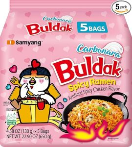 buldak nudel Carbonara 140gx5 pakung