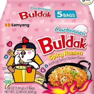 buldak nudel Carbonara 140gx5 pakung